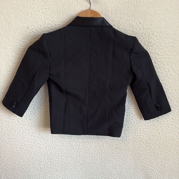 Gino Giovanni Boys Tuxedo Jacket Size 4T Black - Picture 6 of 7